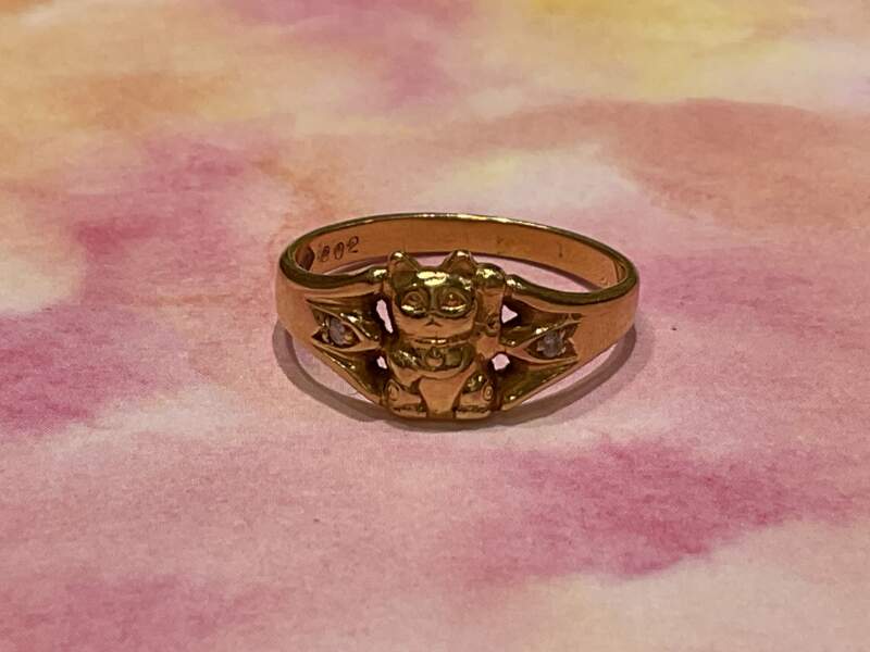 18金 イエローゴールド リングをお買取しました。