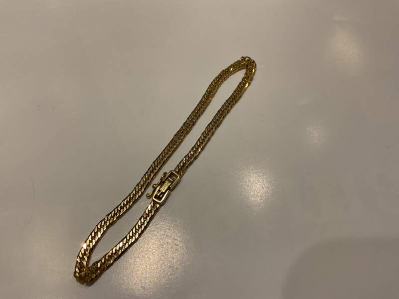 18金 イエローゴールド ブレスレット をお買取しました。