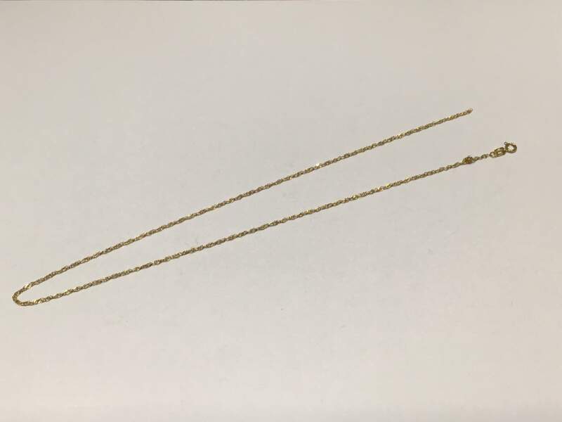 18金 イエローゴールド ネックレス をお買取しました。