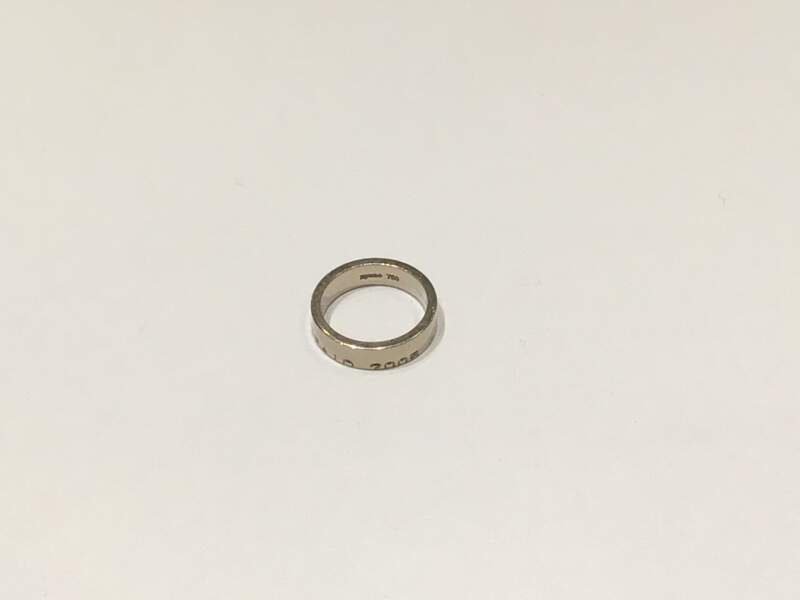 18金 ホワイトゴールド リング をお買取しました。