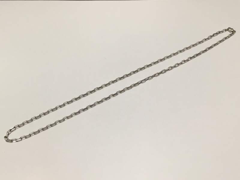 18金 ホワイトゴールド ネックレス をお買取しました。