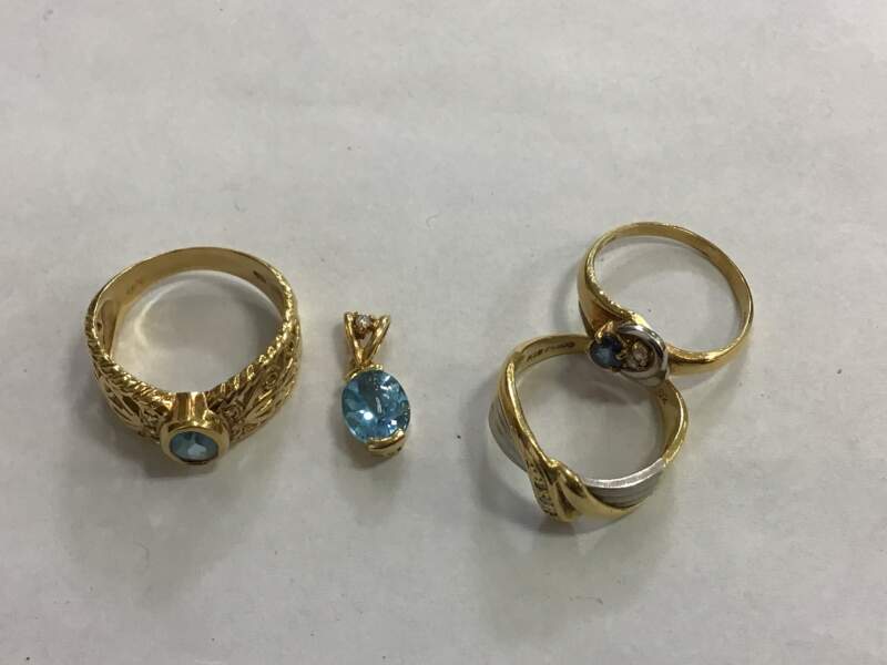 18金 コンビリングお買取しました