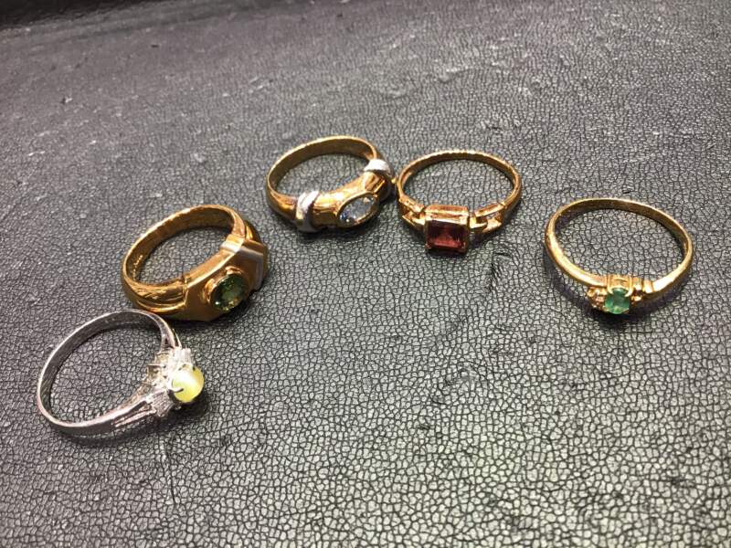 K18リング5点お買取致しました💍