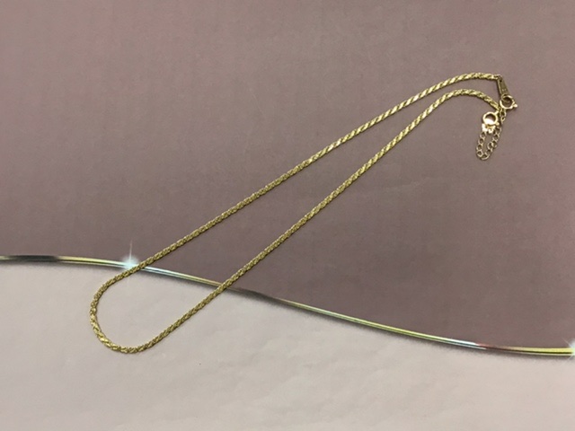 18金 イエローゴールド ネックレス をお買取しました。