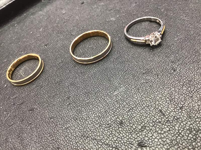 K18PTリング💍3点お買取しました。