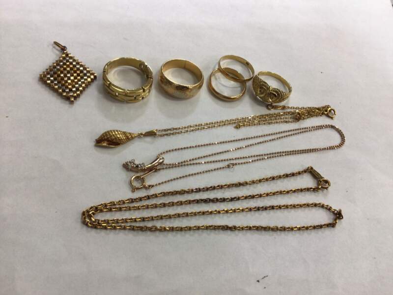 18金 リング ネックレスお買取しました