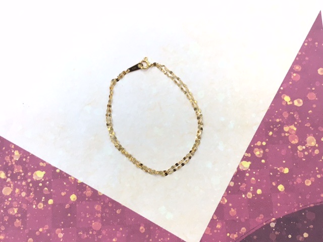 24金 ブレスレットをお買取しました。
