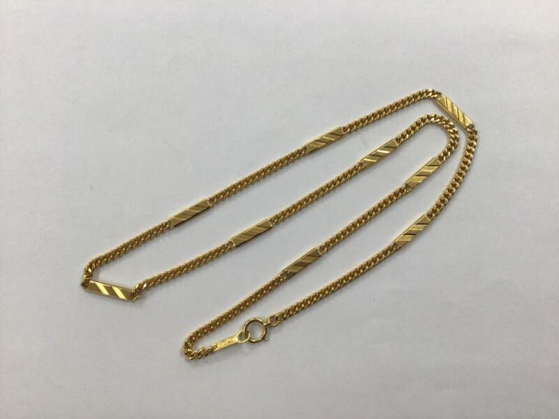 18金 イエローゴールド ネックレス をお買取りしました。