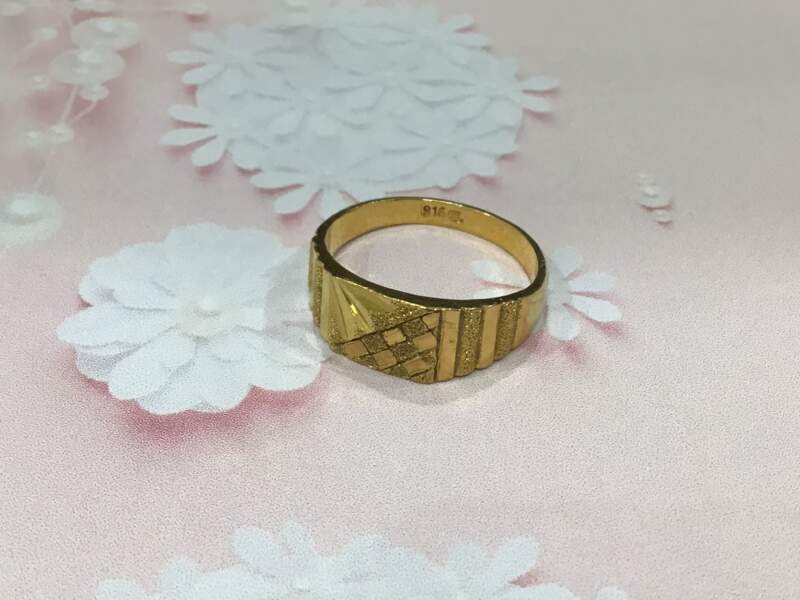 22金 イエローゴールド リング をお買取しました。
