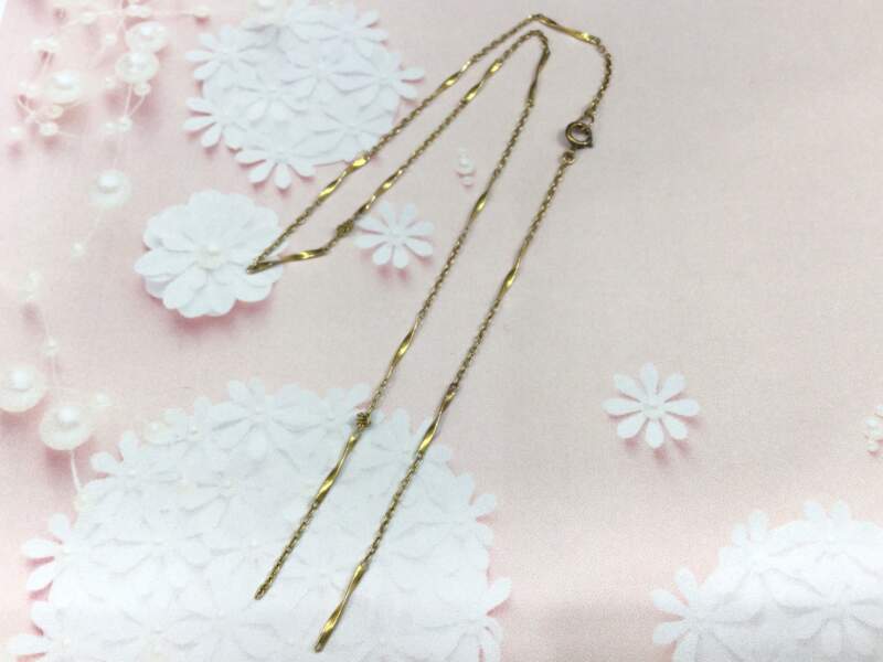 18金 イエローゴールド ネックレス をお買取しました。