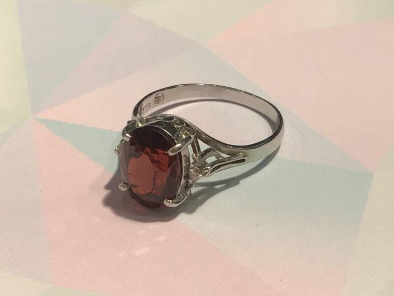 🌺プラチナ ガーネット リング をお買取りしました。🌺