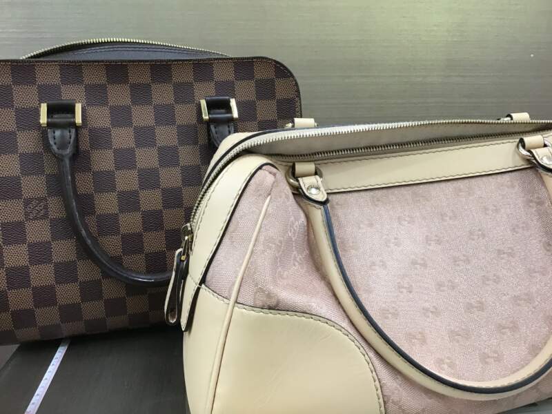 L/Vダミエ　トリアナ・GUCCIショルダー買取ました