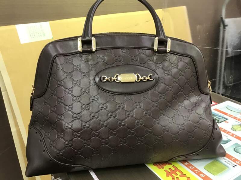 GUCCIシマホースビットバッグ買取ました