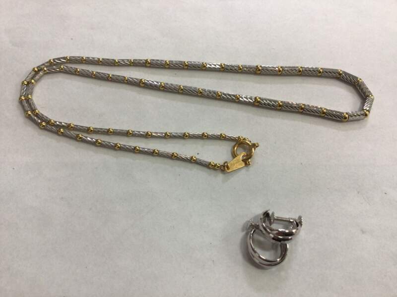 プラチナ 18金ネックレス イヤリングお買取しました