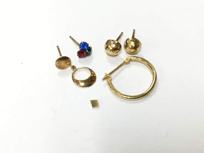 18金 ピアス をお買取りしました。