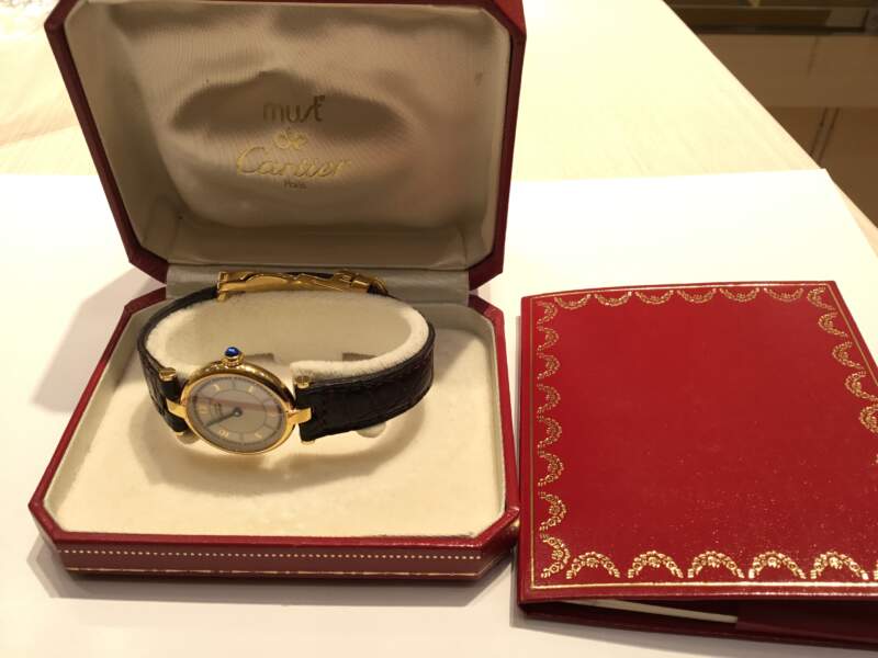 カルティエ マストヴェルメイユ 時計 をお買取しました