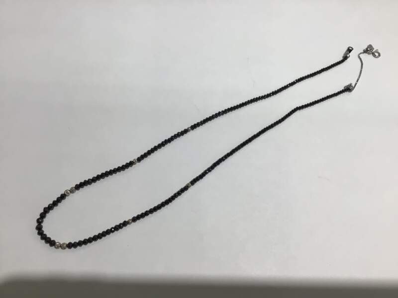 ブラックダイヤモンド 18金 ホワイトゴールド ネックレス をお買取しました。