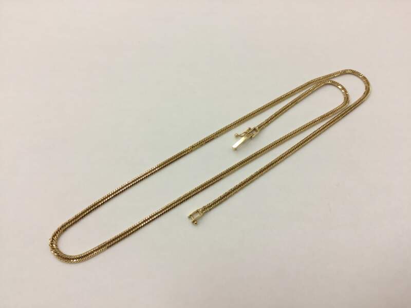 18金 イエローゴールド 喜平ネックレス をお買取しました。