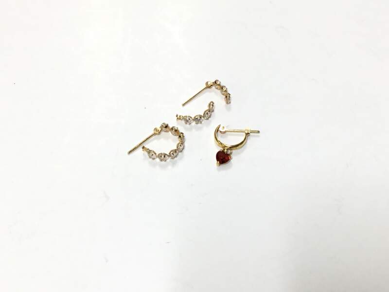 18金 ピアス をお買取りしました。