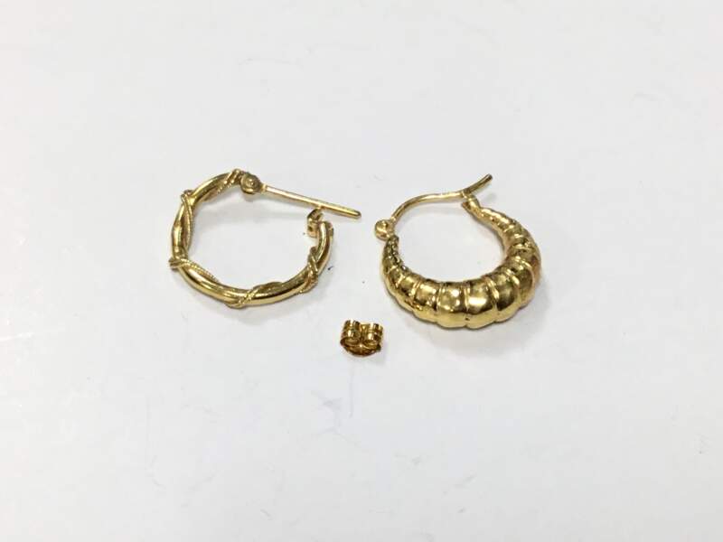 18金 ピアス をお買取りしました。