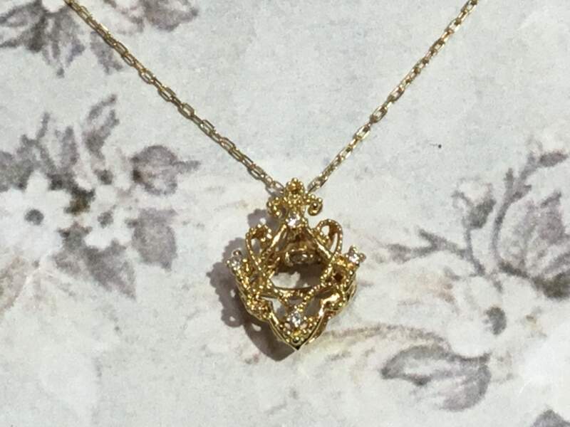 ダイヤモンド 18金 イエローゴールド ネックレス をお買取しました。