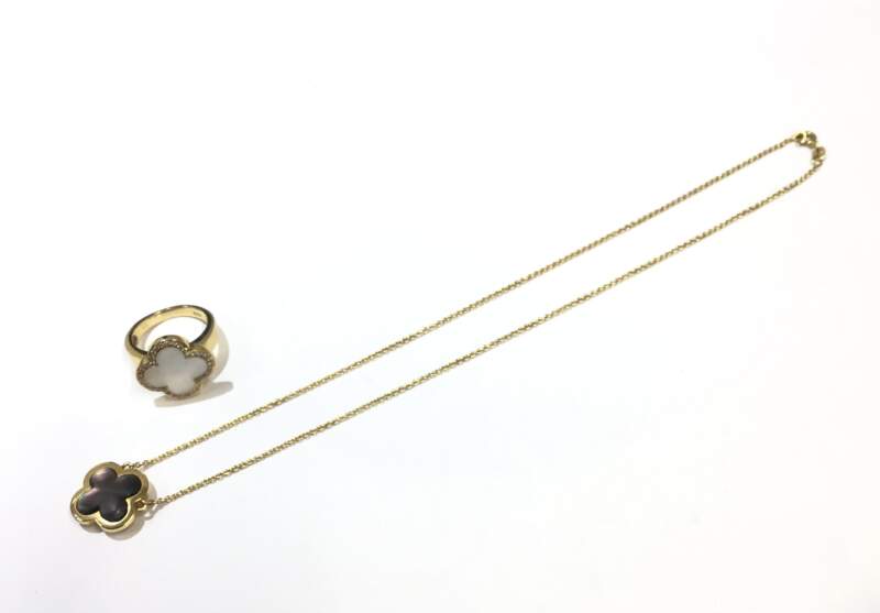 K18ネックレス リングをお買取しました
