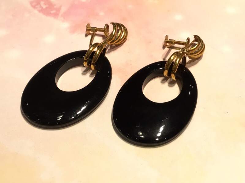 ✨オニキス 18金 イヤリング をお買取りしました✨