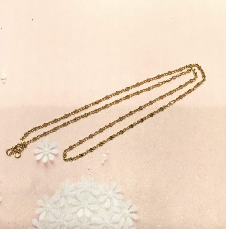 20金ネックレスをお買取しました。