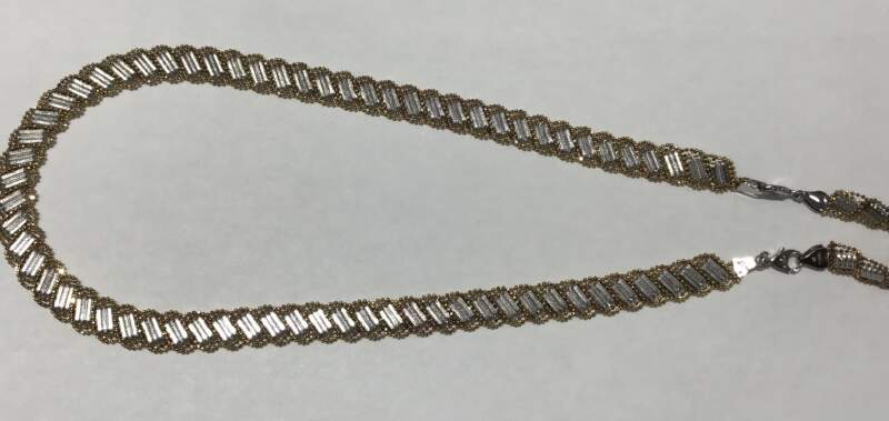 K18 /pt850 コンビ ネックレス お買取しました。