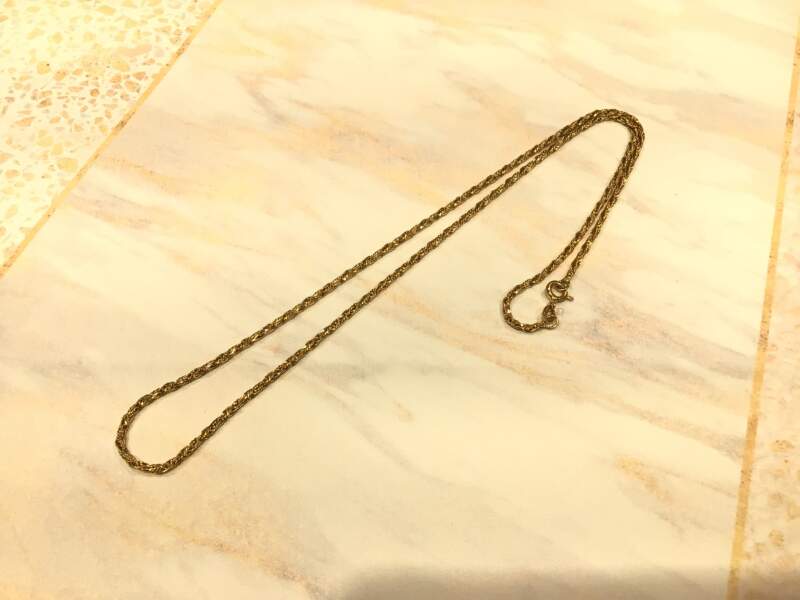 18金 イエローゴールド ネックレス をお買取しました。