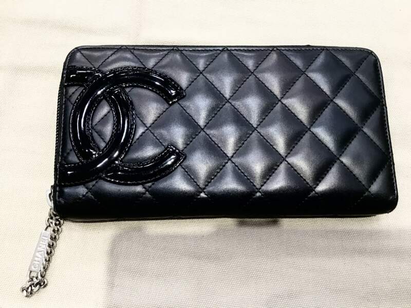 CHANEL カンボンライン 財布 をお買取しました