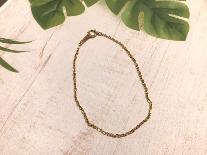18金 イエローゴールド ブレスレット 買取りしました👌