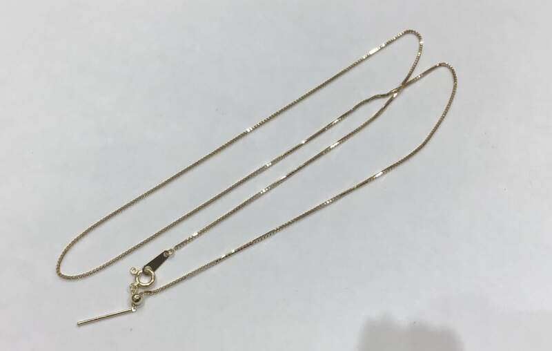 K18ネックレスを お買い取りしました。