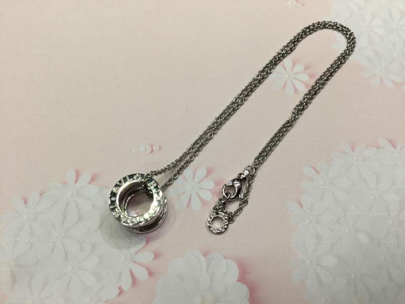 ブルガリ ビーゼロワン 18金ホワイトゴールド ネックレス をお買取致しました。