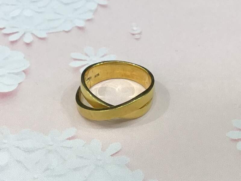 18金 イエローゴールド リング をお買取りしました。