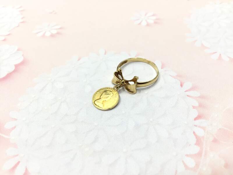 18金 イエローゴールド リング をお買取致しました。