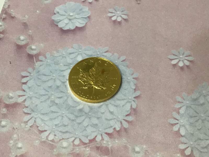 24金 メイプルリーフ コイン をお買取しました。