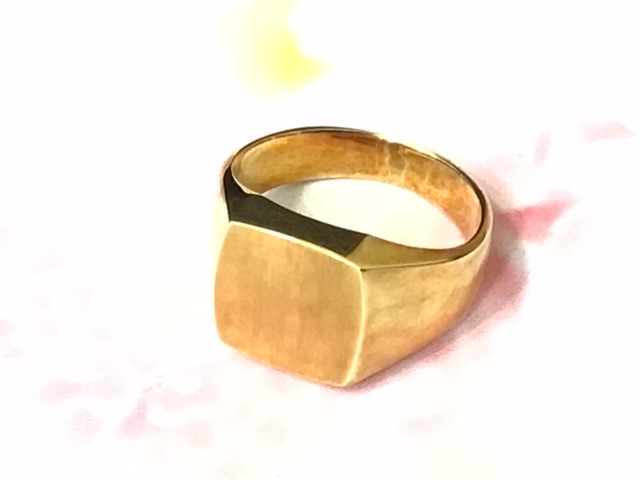 k18 メンズリング をお買い取りしました