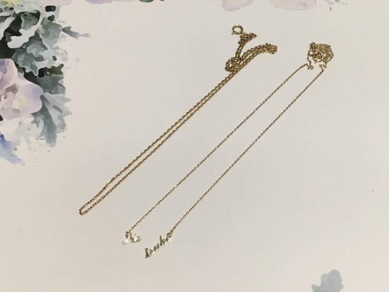 K18    ネックレス　切れたネックレス　をお買取致しました