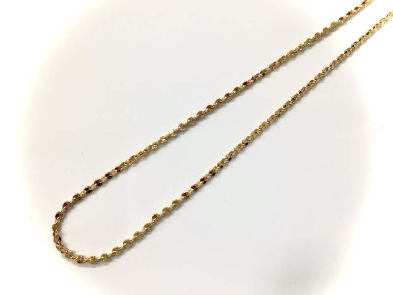 18金 ネックレスをお買取致しました