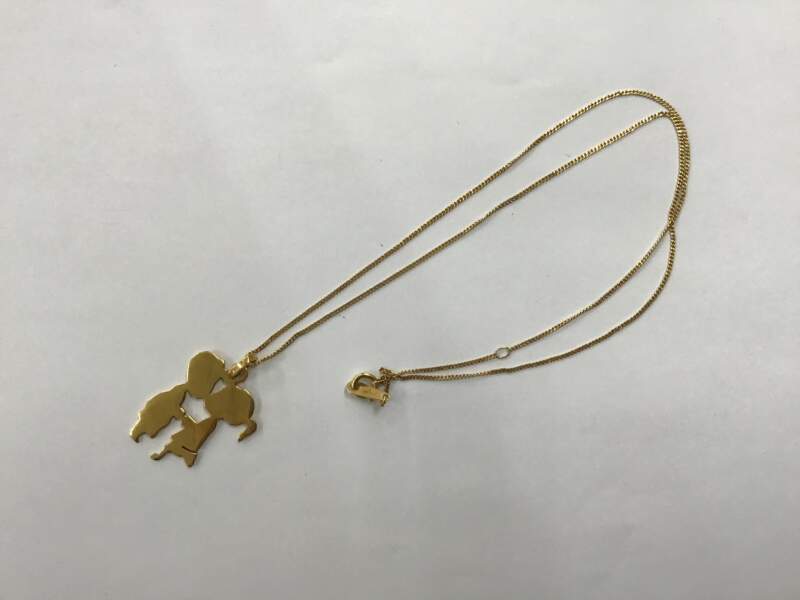 18金 イエローゴールド ペンダントネックレス をお買取りしました。