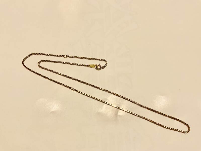 18金 イエローゴールド ネックレス をお買い取りしました。