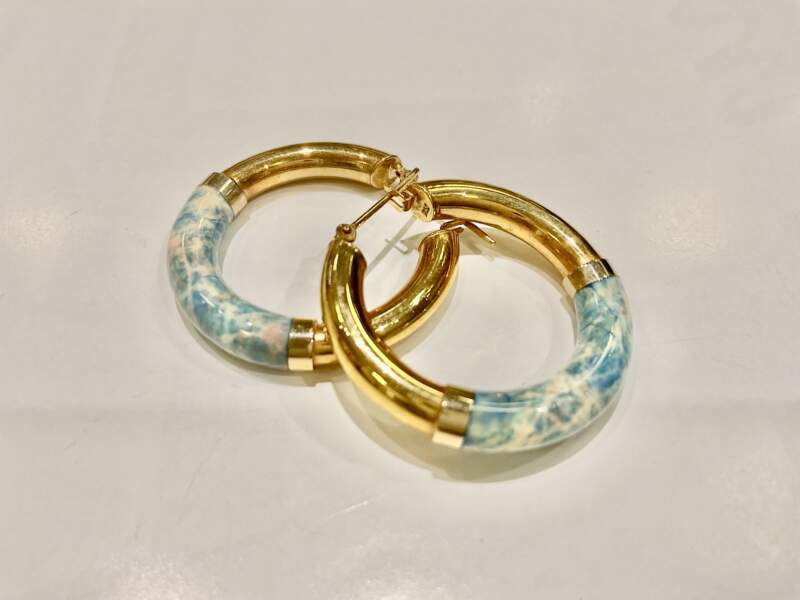 18金 イエローゴールド ピアス をお買取しました。