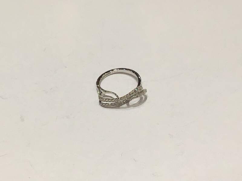 18金 ホワイトゴールド リング をお買取しました。
