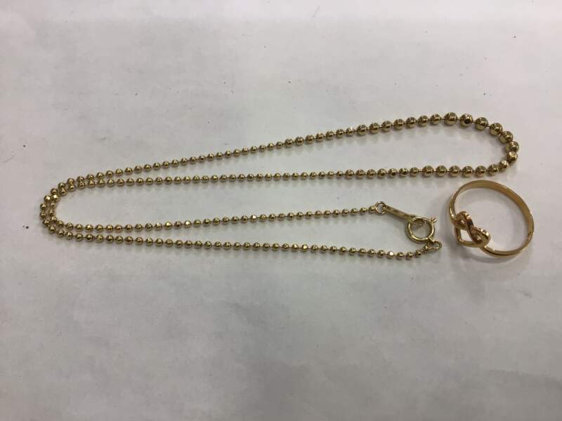 18金 リング ネックレスお買取しました