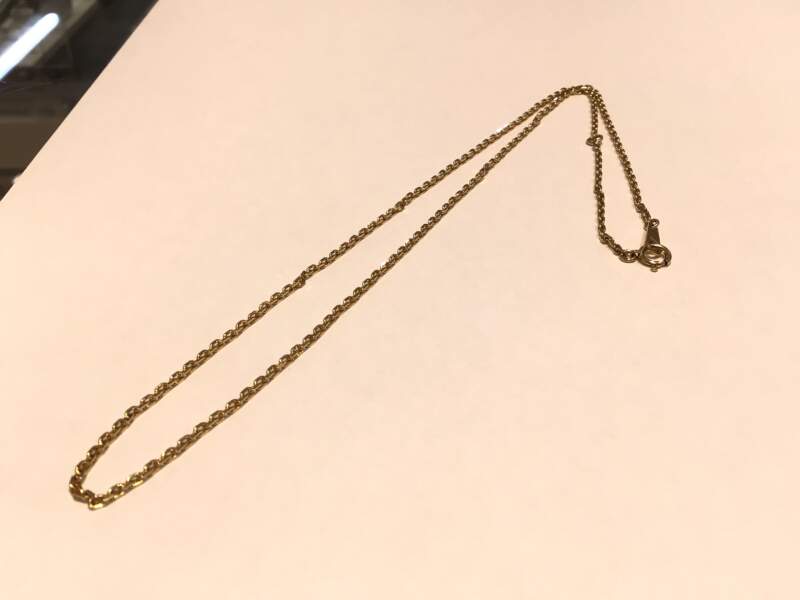 K18 イエローゴールド ネックレス を買取りしました。
