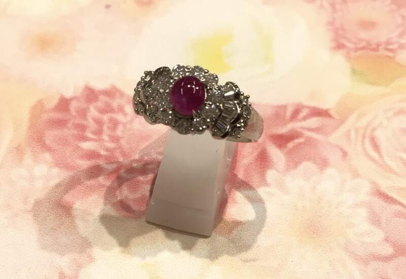 🪴プラチナ 色石付き リング をお買取りしました。🪴