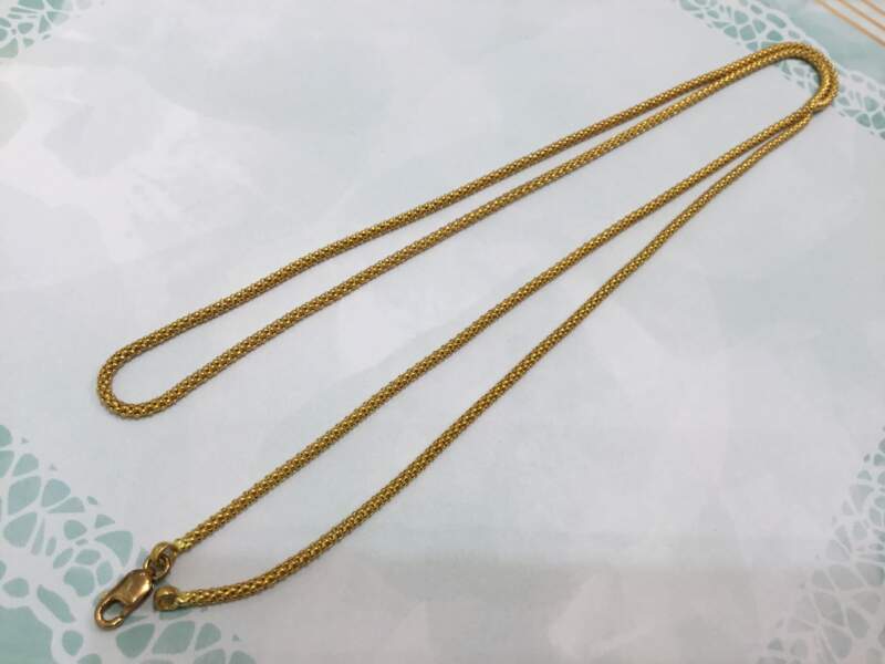 k18ネックレス をお買取りしました。