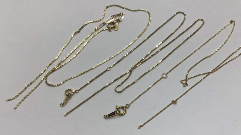 K18ネックレスを お買い取りしました。