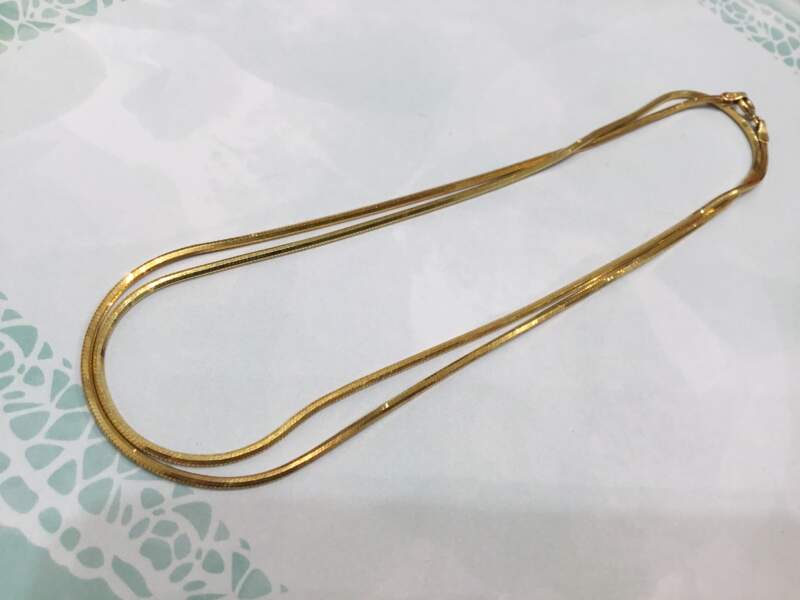 K18 ネックレス をお買取りしました。